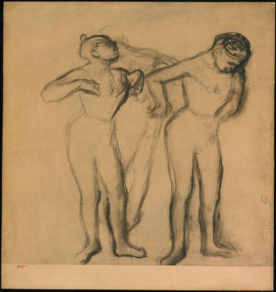 Drie dansers door Edgar Degas