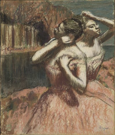 Twee Dansers door Edgar Degas