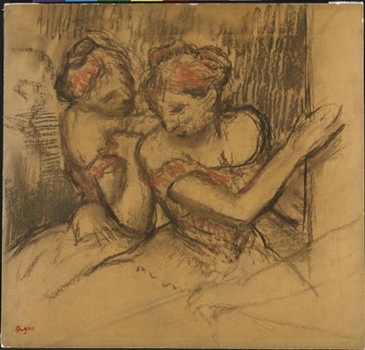 Twee dansers door Edgar Degas