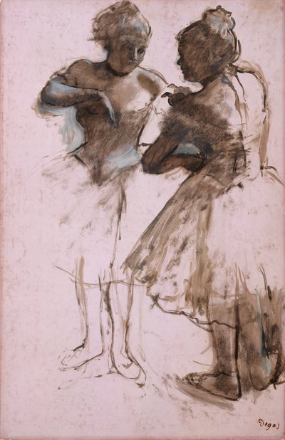 Twee dansers, 1873 door Edgar Degas