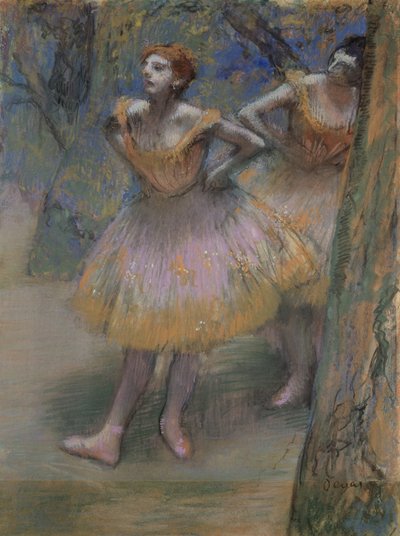 Twee Dansers, c.1893-?98 door Edgar Degas