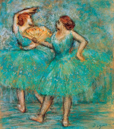 Twee dansers door Edgar Degas