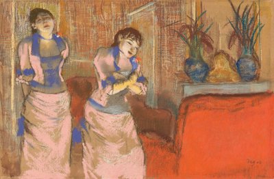 Twee vrouwen, c.1878-80 door Edgar Degas