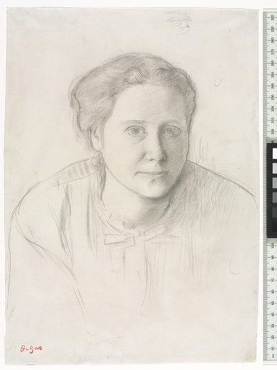 Victoria Dubourg, ca. 1866 door Edgar Degas