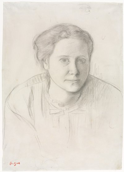 Victoria Dubourg, c. 1866 door Edgar Degas