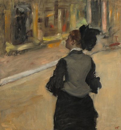 Vrouw van achteren gezien door Edgar Degas