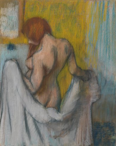 Vrouw met een Handdoek door Edgar Degas
