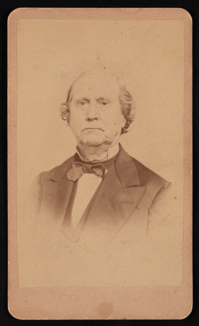 Portret van Ezra Bartlett French 1810-1880, voor 1880 door Edgar J Pullman
