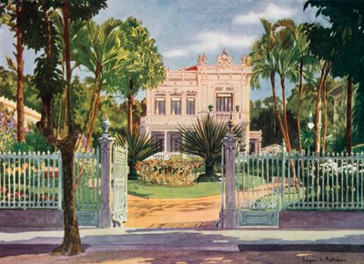Residentie van Graaf Paulo de Frontin, Petropolis door Edgar L. Pattison