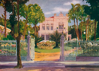 Residentie van Graaf Paulo de Frontin, Petropolis door Edgar L Pattison
