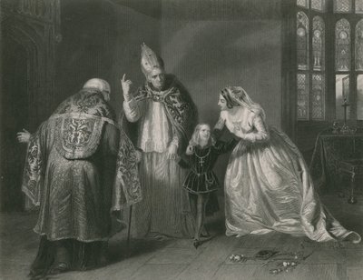 Koningin Elizabeth en de Hertog van York, Koning Richard III door Edgar Melville Ward