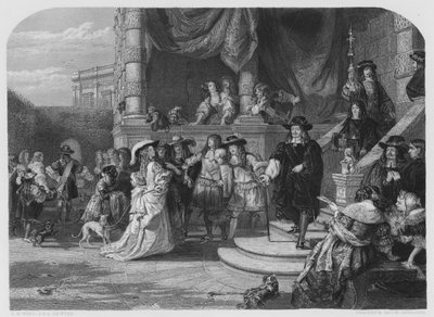 De Val van Clarendon, naar het schilderij in de collectie van de Eerwaarde Lord Northwick, een duplicaat in de Vernon Gallery door Edgar Melville after Ward