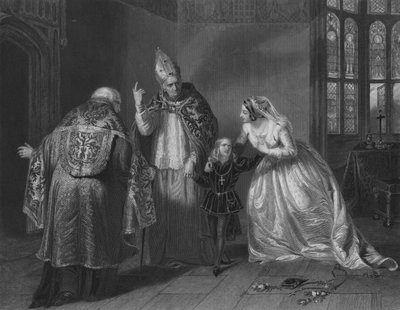 Het Heiligdom door Edgar Melville after Ward