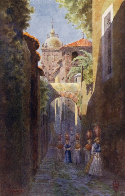 Noord-Spanje: Caceres, Binnen de Oude Stadsmuren door Edgar T. A. Wigram