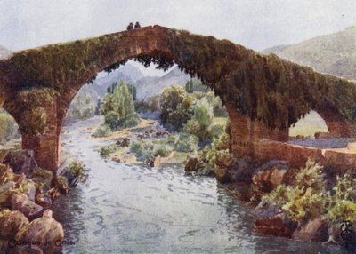 Noord-Spanje: Cangas de Onis, De Brug over de Sella door Edgar T. A. Wigram