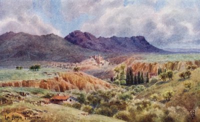 Noord-Spanje: La Rioja Alavesa, Kijkend naar het Noorden over de Ebro door Edgar T. A. Wigram