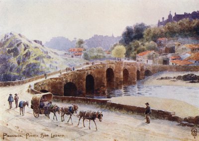 Noord-Spanje: Plasencia, Puente San Lazaro door Edgar T. A. Wigram