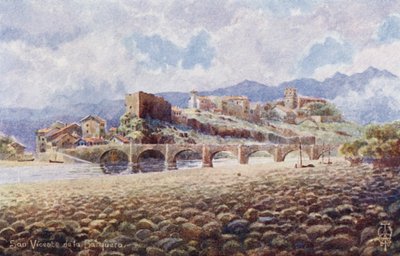 Noord-Spanje: San Vicente de la Barquera door Edgar T. A. Wigram