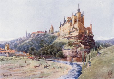 Noord-Spanje: Segovia, Het Alcazar door Edgar T. A. Wigram