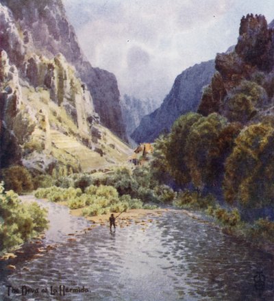 Noord-Spanje: de Deva-kloof, La Hermida door Edgar T. A. Wigram