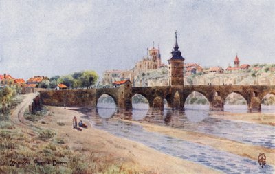 Noord-Spanje: Zamora, Vanaf de oevers van de Duero door Edgar T. A. Wigram
