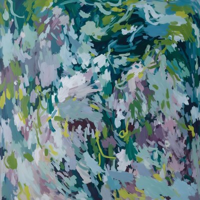 Weelderig abstract bladwerk door Edie