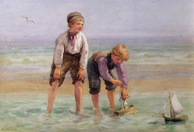 Zeilboten door Edith Hume