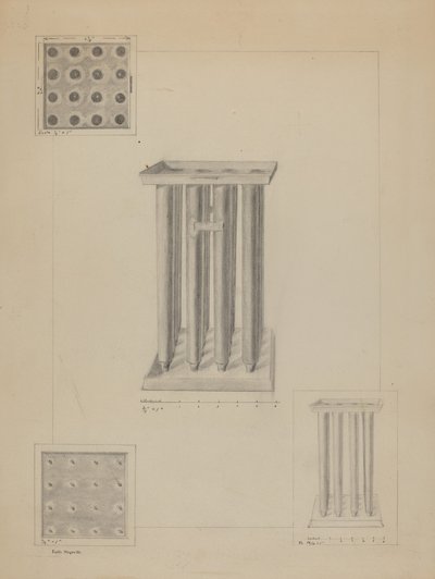Kaarsenmal door Edith Magnette