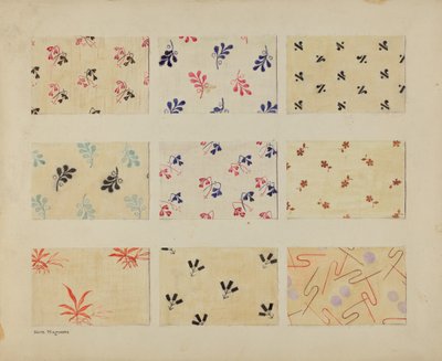 Gedrukte Quiltlapjes door Edith Magnette