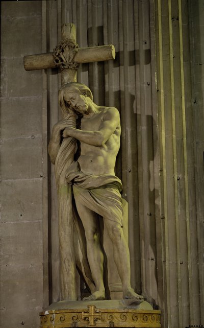 Christus aan de kolom door Edmé Bouchardon