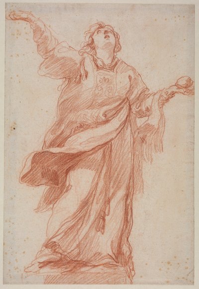 Sint Stefanus in extase door Edmé Bouchardon