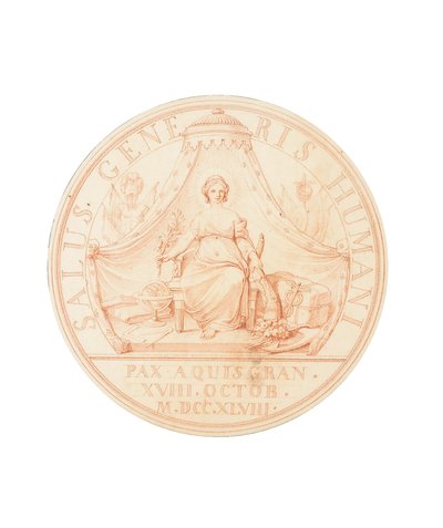 De Vrede van Aken, 1748 door Edmé Bouchardon