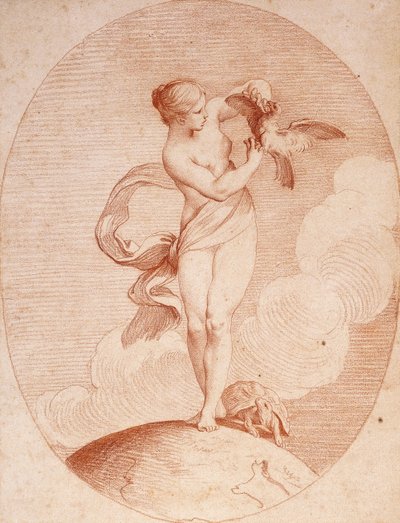 Het gevoel van aanraking door Edmé Bouchardon