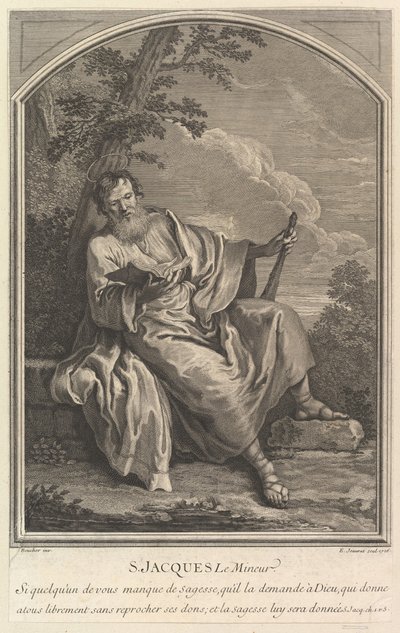 Sint Jacobus de Mindere door Edme Jeaurat