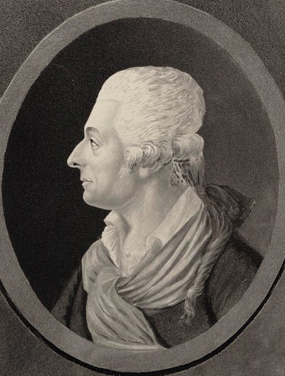 Portret van de componist Antonio Sacchini 1730-1786 door Edme Quenedey
