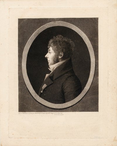 Portret van de componist Étienne Nicolas Méhul 1763-1817 door Edme Quenedey