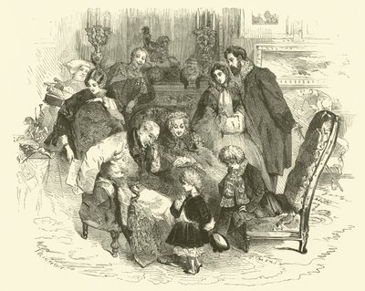 Scènes uit het Parijse leven: Oud en Nieuw van ouders door Edmond (after) Morin
