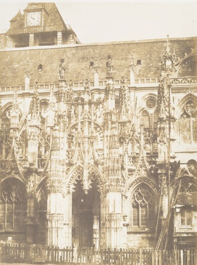 Portaal van de Kathedraal van Louviers door Edmond Bacot