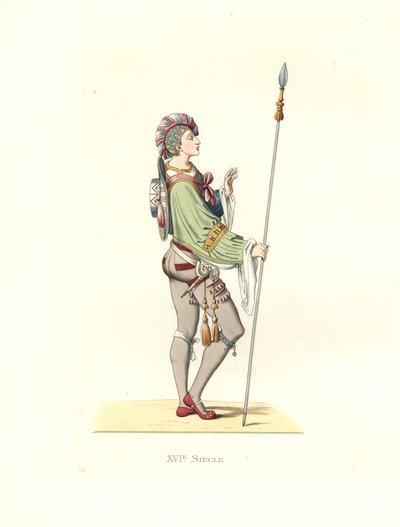 Vlaamse militaire bediende door Edmond Lechevallier Chevignard