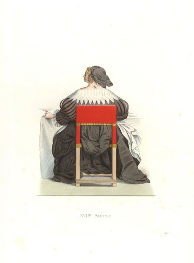 Franse vrouw door Edmond Lechevallier Chevignard