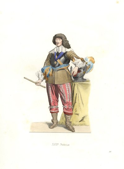Gaston Jean Baptiste de France, hertog van Orléans, Frankrijk door Edmond Lechevallier Chevignard