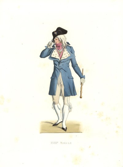 Incroyable, Frankrijk door Edmond Lechevallier Chevignard