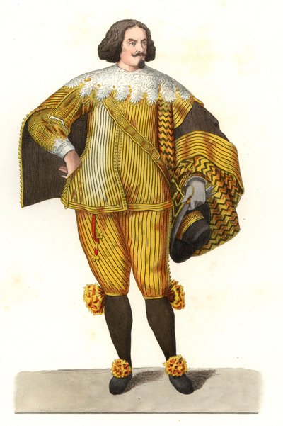 Italiaanse kamerheer door Edmond Lechevallier Chevignard