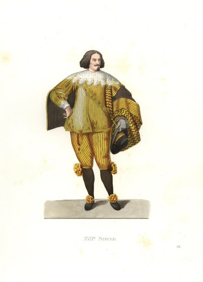 Italiaanse kamerheer door Edmond Lechevallier Chevignard