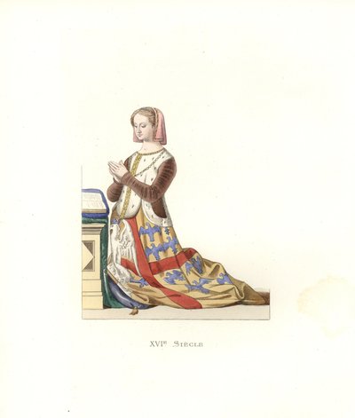 Louise de Montmorency (1496-1547) door Edmond Lechevallier Chevignard