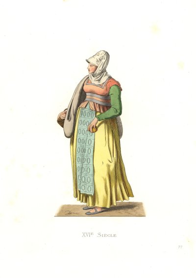 Boerin van Portugal door Edmond Lechevallier Chevignard