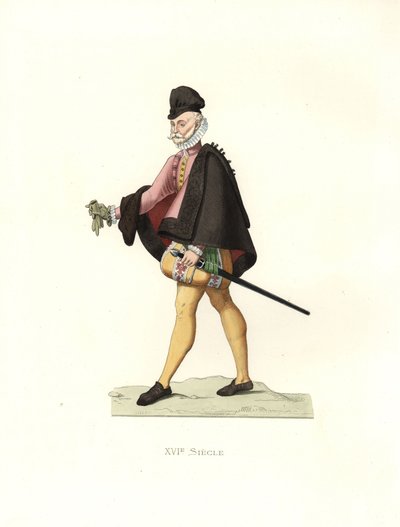 Spaanse edelman door Edmond Lechevallier Chevignard