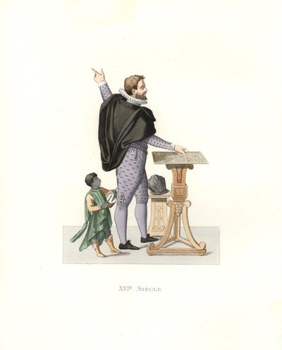 Venetiaans kostuum door Edmond Lechevallier Chevignard