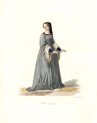 Eredame aan het hof van Frans I door Edmond Lechevallier Chevignard