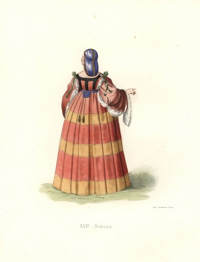 Vrouw van Milaan door Edmond Lechevallier Chevignard